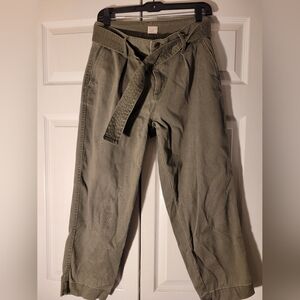 High Rise Tapered D-Ring Belted Ankle Pants | A New Day | 6